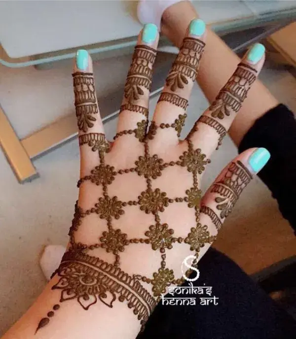 Party simple Mehndi designs