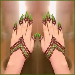 Stylish Glitter Mehndi Designs & Trends in 2021