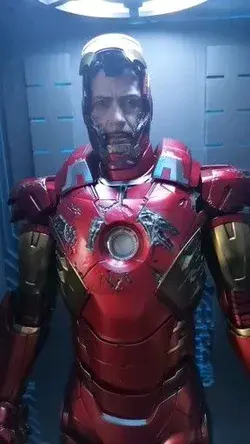 Ironman Tony Stark Battle Damage Armor