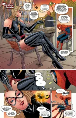 Miss Marve and Spider-Man hot date