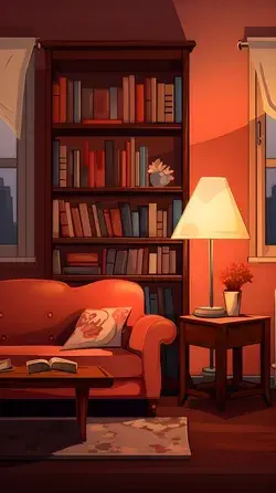 Enchanting Reading Nook: City Apartment At Night