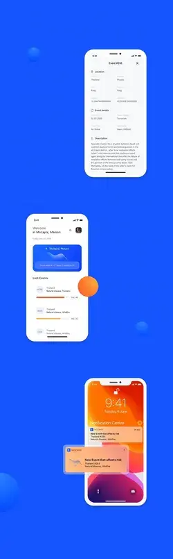 UI/UX design for a feature-rich mobile app