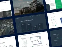 Web design for a residential complex