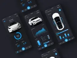 Tesla App UI/UX Design Concept