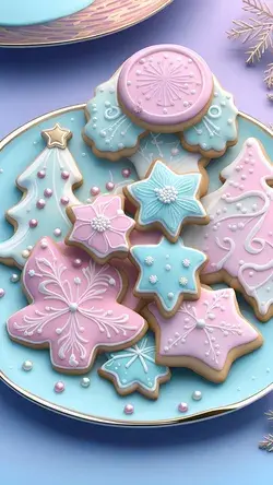 HD phone background wallpaper  - Christmas Cookies