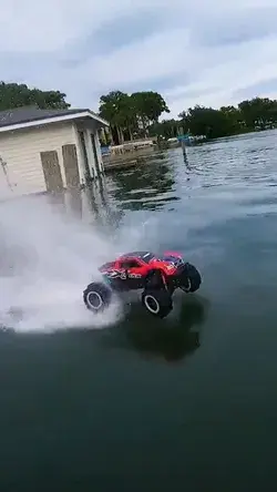 Racing RC Car . . . on WATER