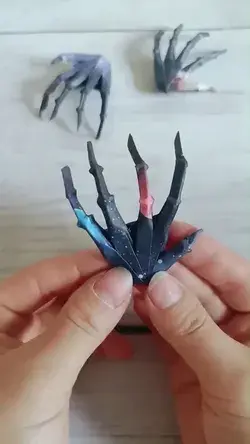 Wolverine Claw Origami Tutorial, Cool