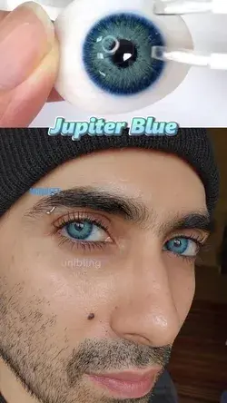 unibling Jupiter Blue & Aegean Velvet colored contacts