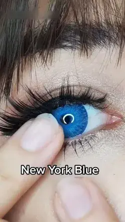 Unibling New York Blue Contacts!