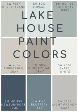 Lake House Paint Colors