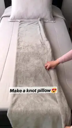 Make a knot pillow😍