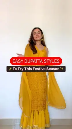 Easy Dupatta Styles To Try This Festive Season!