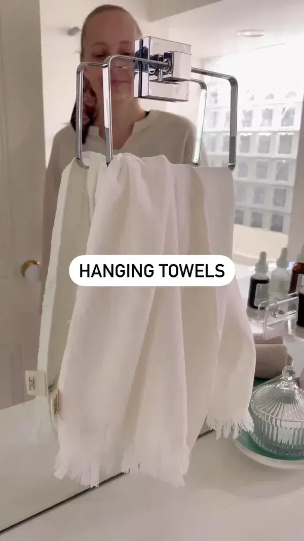 Towel folding technique