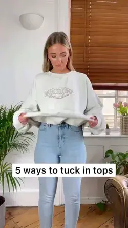 5 ways to tuck in tops tutorial 😍Which way is your fave?