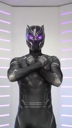 Black Panther suit up 🖤