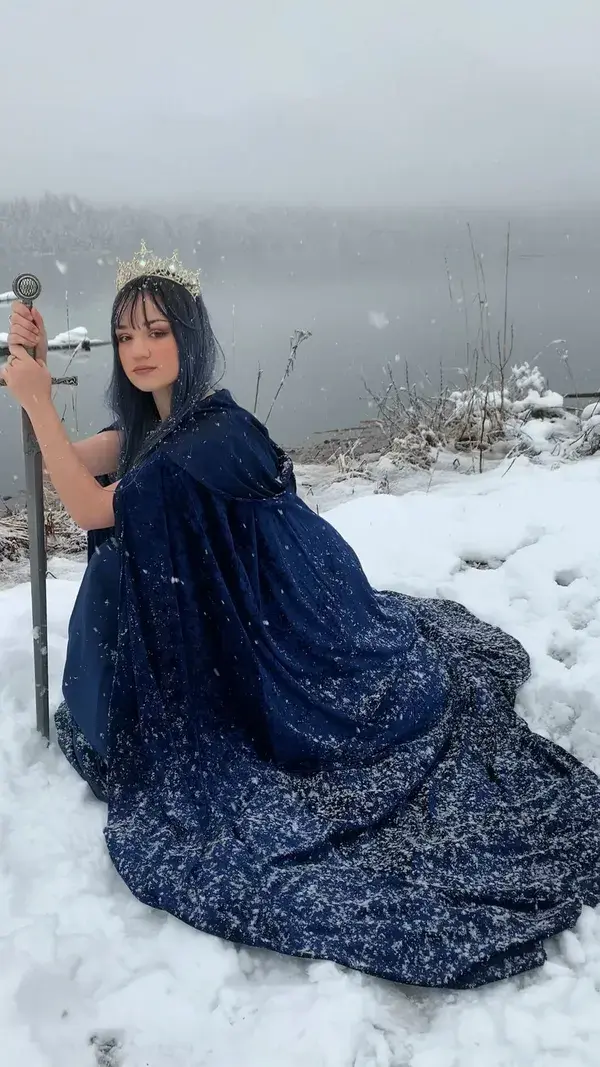 Winter Princess photo shoot 