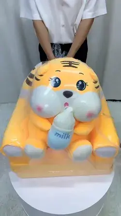 Tiger plush and baby sofa🐯🛋️🍼