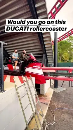 Would you go on this DUCATI rollercoaster