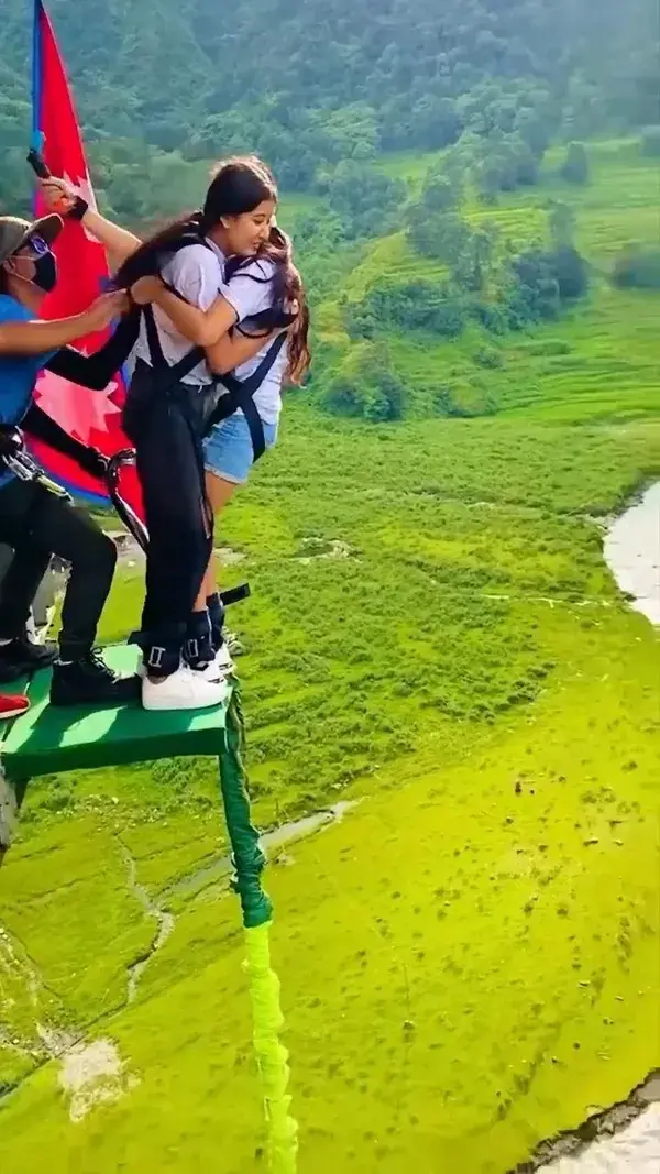 Thrilling Bungee Jump in Nepal