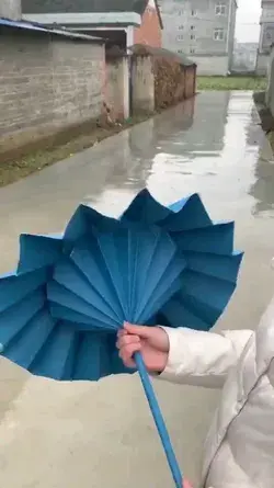 Orogami best paper work art making umbrella