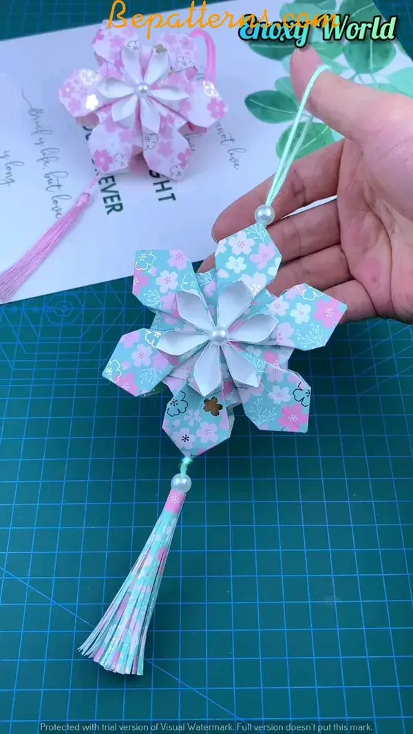 Aesthetic craft - paper craft - paper flower latest ideas