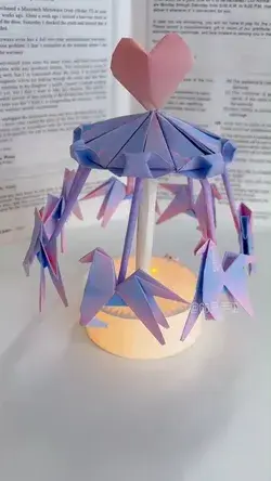 Let’s make a carousel toy with the kids