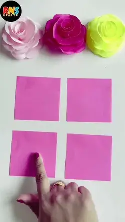 DIY Paper Flower Craft Brighten Your Day with a Colorful Flower