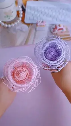 How to make rose from paper sheet