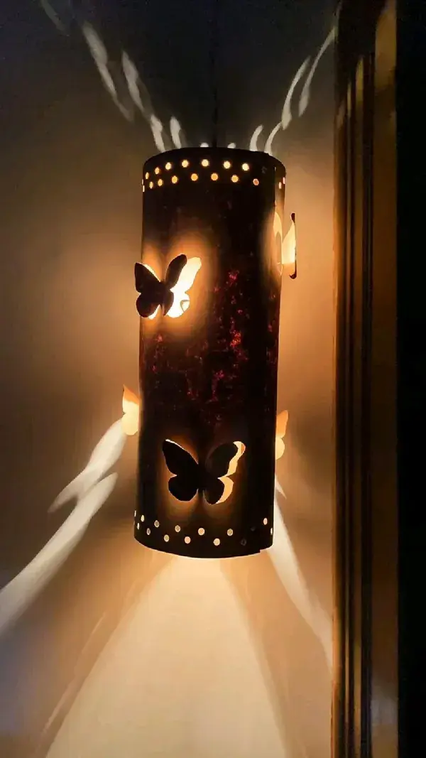 paper butterfly lamp