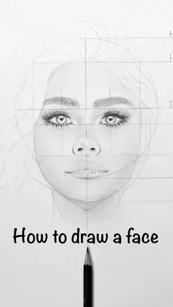 How to draw a face for beginners