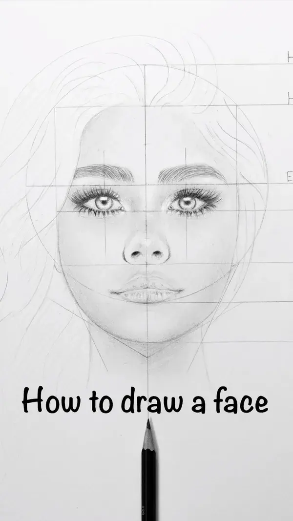 How to draw a face for beginners