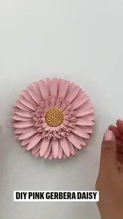 DIY Pink Gerbera Daisy