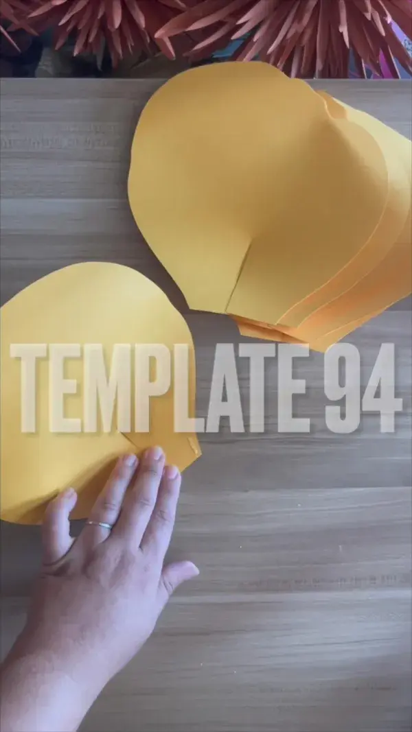 Easy DIY Flower | Template 94