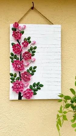 DIY wall Hanging from pista shell