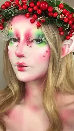 Elfin Cute 🧚🏼❤️ Christmas Makeup ~ MISSPOPPYLOCKS