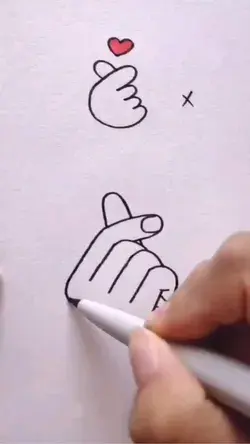 How to draw a hand easy