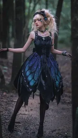 fantasy butterfly dress 🦋