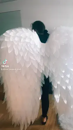 Angel wings by Saal Projects Craft. Instagram only.