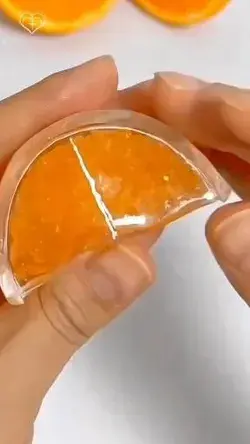 Make orange with nano glue achieve #craft #diy