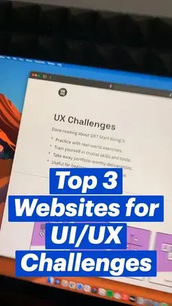 Top 3 Websites for UI/UX Challenges