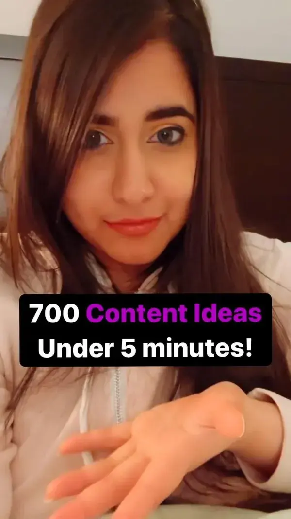 700 Content Ideas Under 5 Minutes!