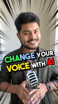 Change your voice with Ai😱