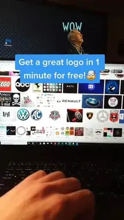 Get a great logo in one minute for free!