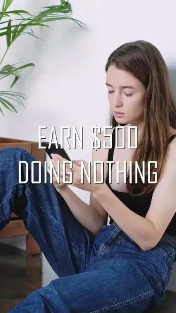 Make $500 per day doing nothing