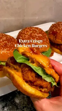 Extra Crispy Chicken Burgers DIY