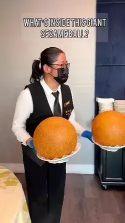 What's inside these giant Sesame Balls?? | Legacy of Elegant Restaurant