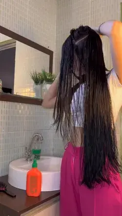 Hair care routine 💗🎀🛁 @amandaveira