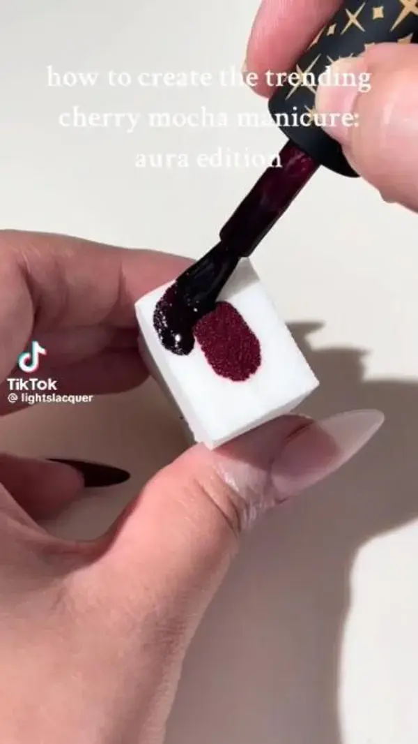 use sponge for nail polish