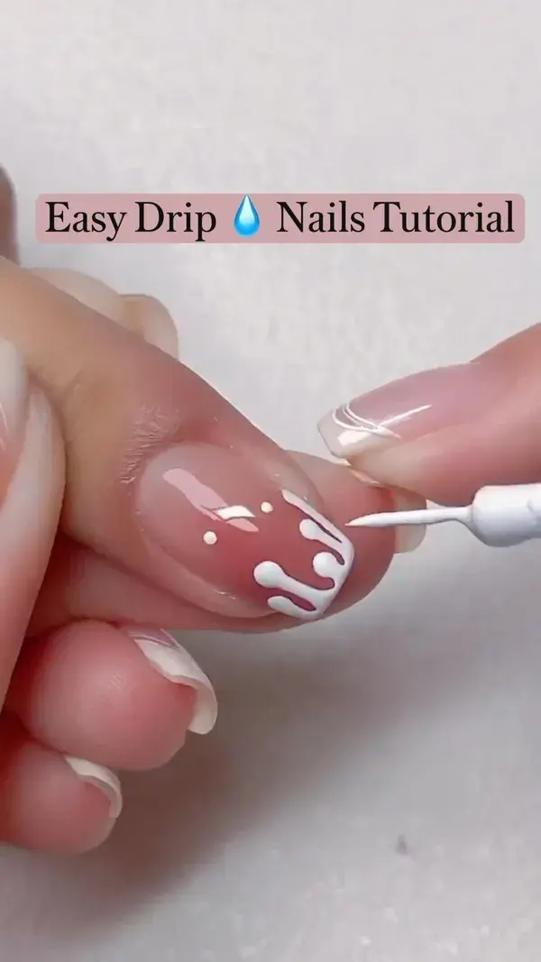 Easy Drip 💧 Nails Tutorial