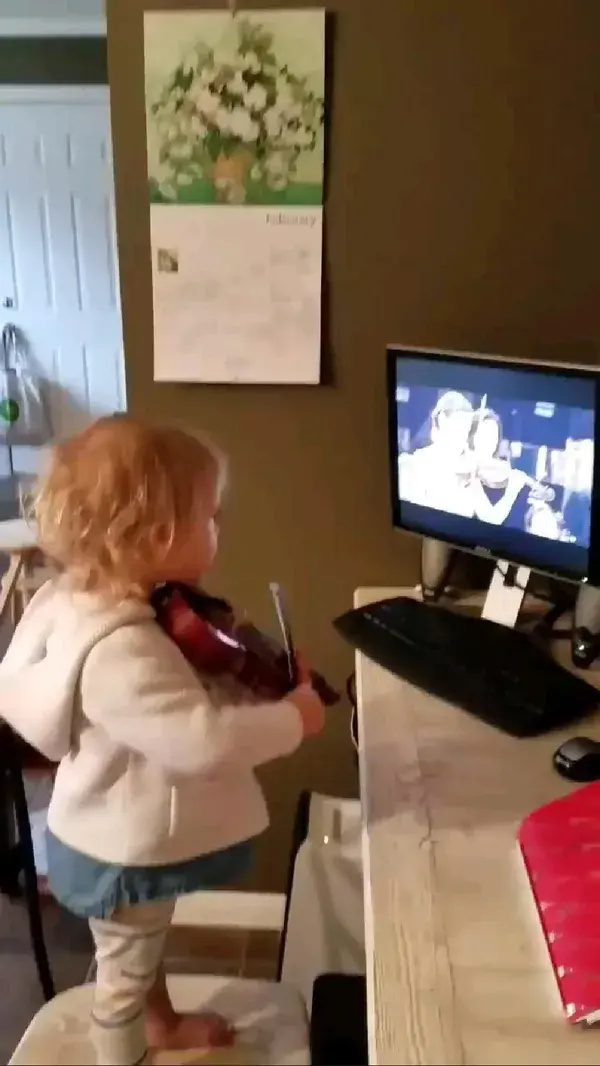 Cutest Thing You'll See Today 🎻🎶😍